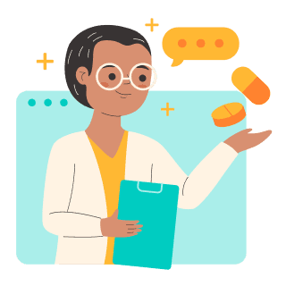 Doctor with clipboard