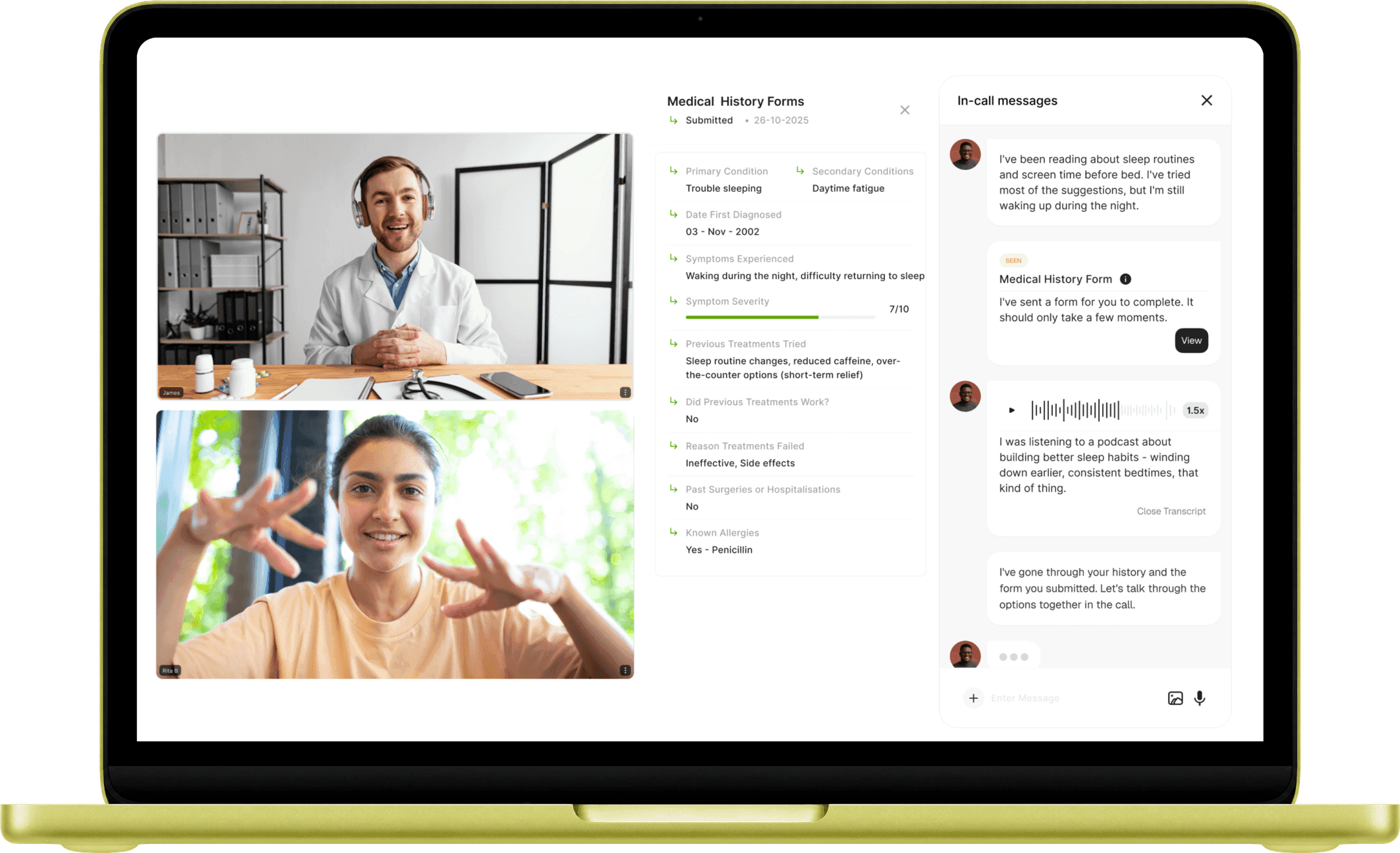 doctor Orba dashboard
