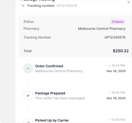Tracking orders