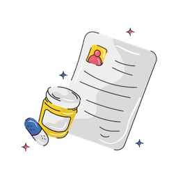 Prescription and report icon