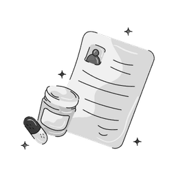 Prescription and report icon